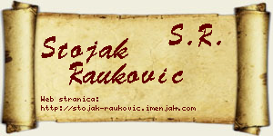 Stojak Rauković vizit kartica